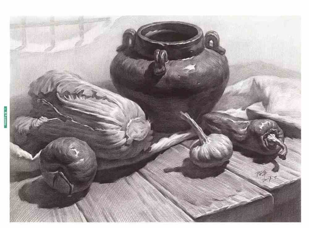 陈平素描静物，探索静物素描的艺术魅力