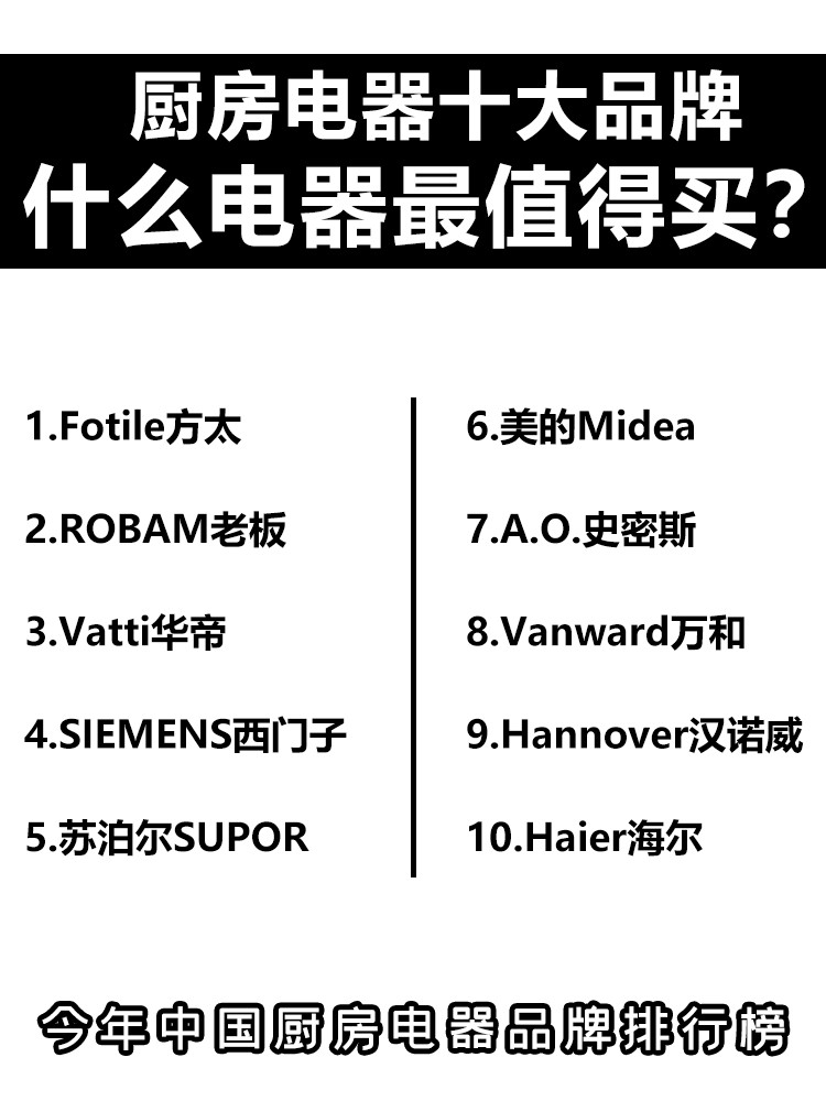中国十大厨卫电器，引领行业发展的佼佼者