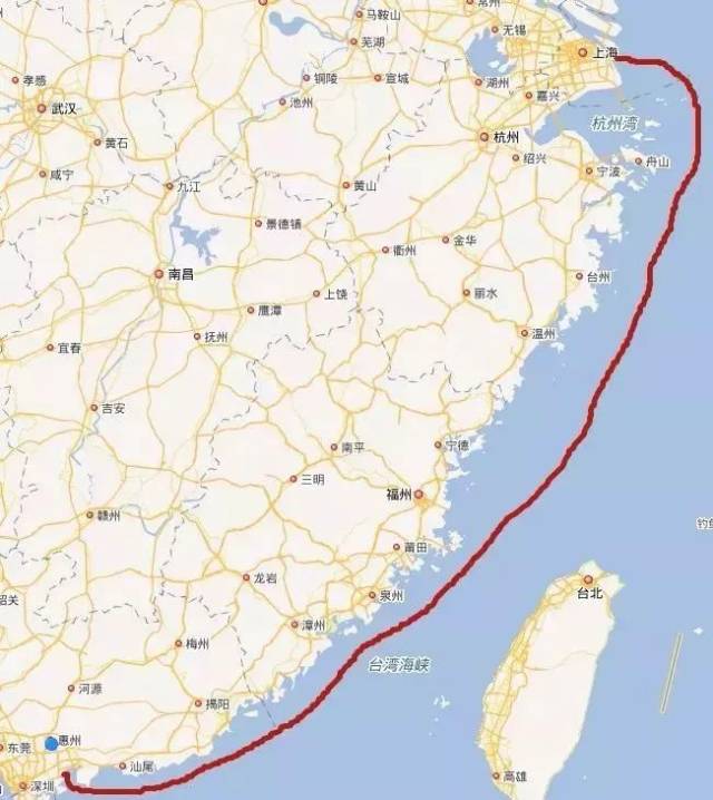 上海到广东惠州，飞翔之旅