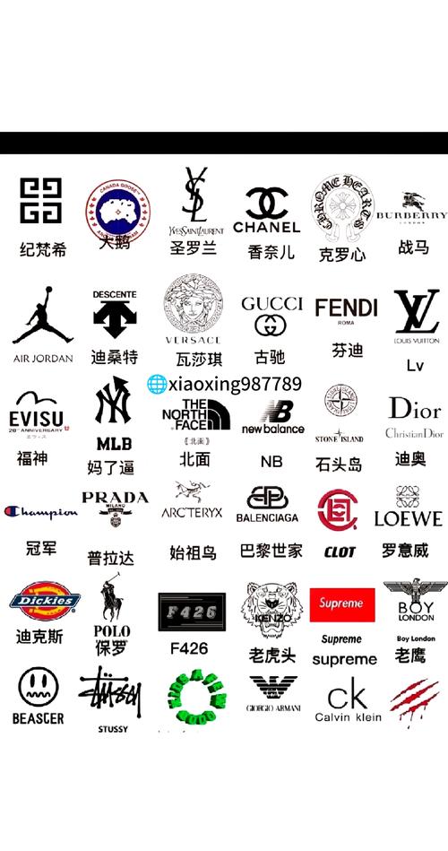 衣服商标图案与名称，品牌标识的力量