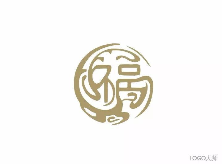 福字商标图案，传统与现代的完美结合