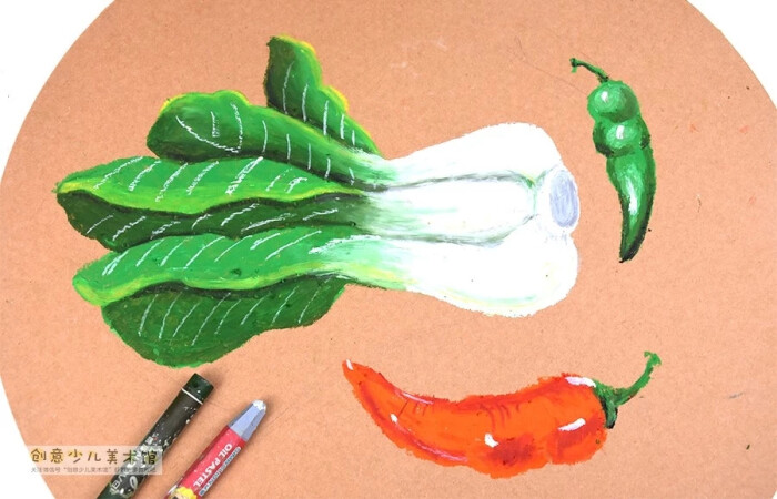 大班美术教案，蔬菜创意绘画