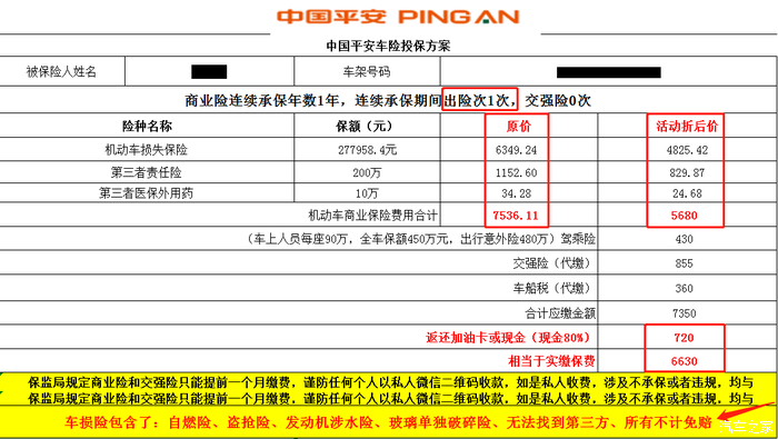 交强险发票平安，保障你我他的行车安全