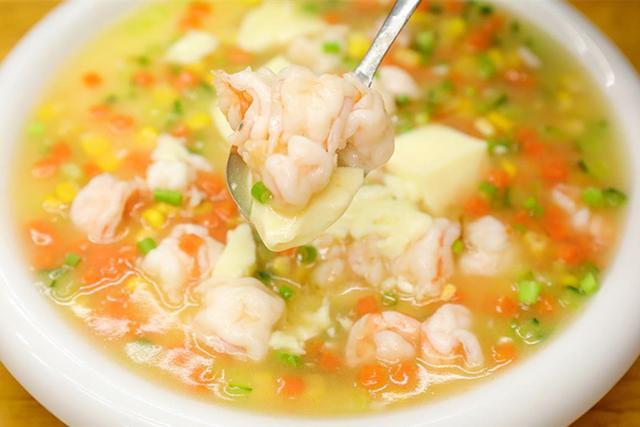 虾仁蛋花羹，一道美味佳肴的烹饪探索