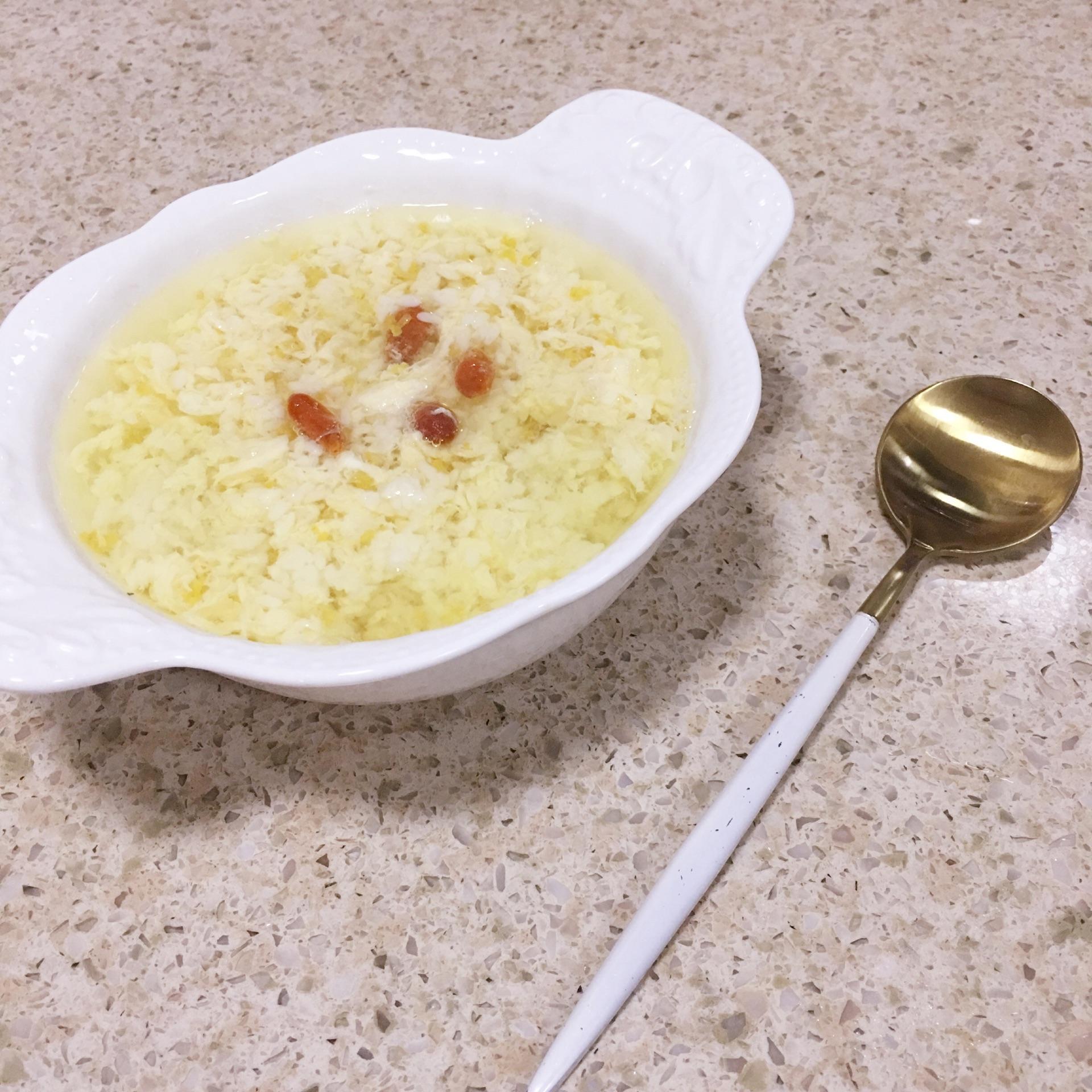 醪糟蛋花汤的制作方法