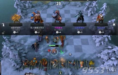 DOTA自走棋中的强势阵容，解析4444阵容