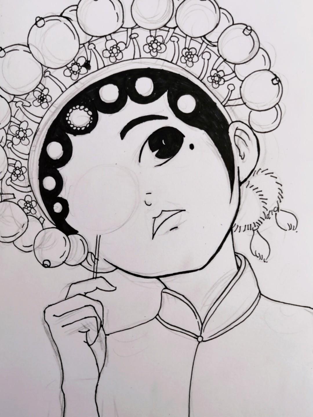 京剧脸谱美术教案 —— 大班