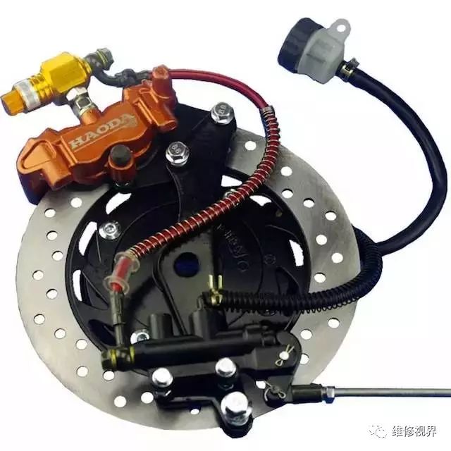 油碟刹车系统拆解详解