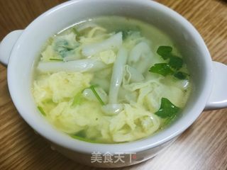 马兰头蛋花汤，一道传统美味的汤品